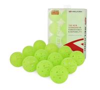 Selkirk Sport Pro S1 Pelota de Pickleball Resistente a Grietas, con 38 Orificios, para Exteriores, aprobada por la USAPA para torneos, aerodinámica Avanzada, Pack de 12 Unidades