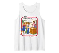 Sell Your Soul Sarcastic Retro Vintage Funny Adult Humor Camiseta sin Mangas