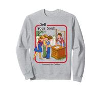 Sell Your Soul Sarcastic Retro Vintage Funny Adult Humor Sudadera