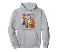 Sell Your Soul Sarcastic Retro Vintage Funny Adult Humor Sudadera con Capucha