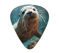 Sella al cachorro en agua, 12 púas de guitarra por paquete, disponibles en 3 grosores diferentes, adecuadas para guitarras eléctricas, ukeleles, etc.