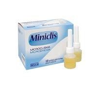 Sella Miniclis Adulti Per uso Rettale, 12 Microclismi da 9g