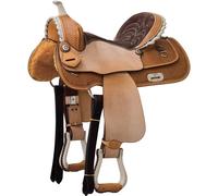 Sella western da barrel modello Arabian con gonna quadra Denver
