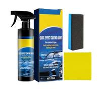 Sellado De Automóvil: Spray De Recubrimiento De 120 Ml Con Protección De Arañazos Y Alto Efecto De Brillo | Conjunto De Cuidados De 150 G Con Esponja Y Tela Para La Motocicleta De Pintura Del Vehículo