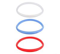 Sellado de silicona para ollas a presión, paquete de 3 juntas de repuesto para modelos InstaPot EnsuFor Ring Tight Seal DuFor Ring High Pressure Cooking (6QT)