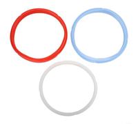 Sellado de silicona para ollas a presión para anillos, paquete de 3 juntas de repuesto para modelos InstaPot EnsuFor Ring Tight Seal DuFor Ring High Pressure Cooking (3QT)