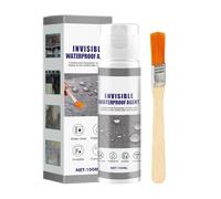 Sellado impermeable - Agente de impregnación | Sellado impermeable invisible con pincel para techo sótano autocaravana Mūrs baño, 100 ml Sellador para reparación de paredes Transparente, Paquete de 1