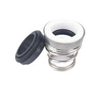 Sellado mecánico de eje de 20 mm de diámetro interior, sellos de anillo de carbono/cerámica NBR 155-20, sello de agua for bomba de circulación (1 pieza)