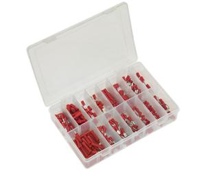 Sellador AB039RT Surtido De Terminales Crimp 260 Piezas Rojo