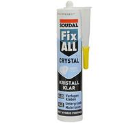 Sellador adhesivo Fix All Crystal 290 ml, transparente, set de ahorro (3)