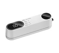 Sellador al vacío inalámbrico, sellador al vacío de alimentos con succión de 60 KPa, mini máquina de sellado recargable de 1200 mAh para alimentos blandos secos y húmedos, pantalla LED, uso