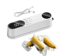 Sellador al vacío pequeño, dispositivo de sellado de alimentos inalámbrico, sellador al vacío recargable para ahorro de alimentos, para dormitorio, hotel, restaurante, apartamento, negocios, alquiler