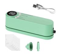 Sellador al vacío portátil de mano, máquina de succión fuerte para carne, granos, verduras y aperitivos, herramienta compacta de sellado al vacío para cocina y viajes