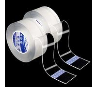 Sellador Autoadhesivas, Taozoey 2 Rollos Acrílico Transparente Tiras Impermeables, Cinta Autoadhesiva Impermeable, Prueba de Viento, Cinta Calafateo para Puerta y Ventana
