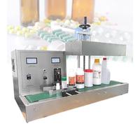 Sellador automático de inducción electromagnética para botellas de plástico y vidrio, solución de sellado continuo eficiente para varios tamaños de tapas, ideal para necesidades de embalaje y sellado