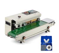 Sellador automático horizontal continuo de bolsas de plástico con control digital de temperatura para un embalaje eficiente de bolsas de PVC