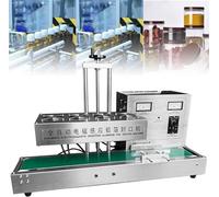 Sellador automático por inducción para bolsas de plástico y tapas de botellas, banda electromagnética continua con potencia de 2200 W