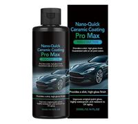 Sellador cerámico de 300 ml nano-hidrofóbico para embellecedores de molduras - Revestimiento de nanocerámica - Para el cuidado exterior, faros, autocaravanas, carenado, coche, camión - Protección de