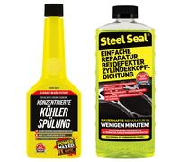 Sellador De Acero 473ml + PowerMaxed Limpieza De Radiador Concentrada 325ml