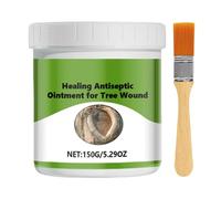Sellador de árboles después de cortar, sellador de reparación de árboles de 150 g, pintura para tronco de árbol, sellador de árboles, reparación de corteza de árbol con cepillo para poda, injerto,