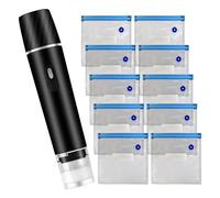 Sellador de bolsas de patatas fritas | Mini máquina de sellado de aire de 800 mAh - Ahorro de alimentos compacto de mano para cocina, conservación de carne, sobras del hogar, viajes, camping