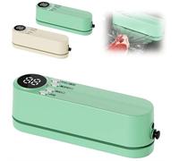 Sellador de bolsas, mini sellador al vacío 2025, inalámbrico, recargable 3 en 1 sellador de bolsas de mano con pantalla digital, mini máquina de sellado recargable portátil, sellador para
