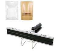 Sellador de bolsas portátil, alicates de mano con calefacción de doble cara, temperatura ajustable de 0 a 300 °C, ancho de sellado de 15 mm para bolsas, papel de aluminio, mylar y papel kraft