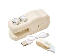 Sellador de bolsas portátiles, Magnetic Food Resealer, 3,78 x 1,3 pulgadas recargable Heat Tool, Airtight Storage Saver, Compact Travel Gadget for Home, Camping, Picnic, Partido, Snack, Chip, Bread