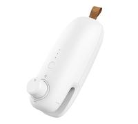 Sellador De Bolsas Recargable - Sellador De Bocadillo Portátil De Carga USB, Dispositivo De Cocina Para Bolsas De Almacenamiento De Alimentos, Bolsa De Galletas De Bocadillo, Fácil De Mano Con Cordero