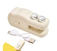 Sellador de bolsas - sellador de calor de 9.61x4.4 cm, herramienta de cocina reutilizable | Bolsa magnéticas portador de bolsas de mano con abrazaderas amigables para los niños, máquina de sellado de