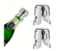 Sellador de botellas Prosecco de acero inoxidable, tapón de champán y vino