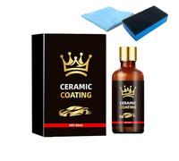 Sellador de cerámica para automóviles, hidrofóbico, 50 ml, líquido de lavado de coches de alto brillo, para camiones, vehículos, pick-up, scooters, SUV, autocaravanas, motocicletas, garajes diarios