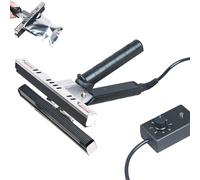 Sellador de crimpado térmico de mano, sellador portátil de 350 W con temperatura ajustable, ancho de sellado de 15 mm, calefacción de doble cara para bolsas de aluminio y celofán