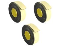 Sellador de esponja for puertas y ventanas, cinta adhesiva una sola cara, aislante acústico, impermeable, a prueba golpes anticolisión Para Conductos De Aire Acondicionado(3PCS_3MM_40MM)