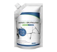 Sellador de grietas para hormigón, 500 g, sellador de reparación autonivelante, invisible, resistente al agua, de secado rápido, para restaurar huecos entre alféizares de ventanas y pisos