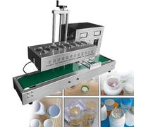 Sellador de inducción electromagnética, máquina automática de sellado de papel de aluminio para botellas de plástico y vidrio