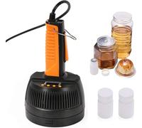 Sellador de inducción electromagnético de mano, sellador de tapas de botellas con papel de aluminio, for botellas de plástico y vidrio de 20 mm a 100 mm de diámetro.