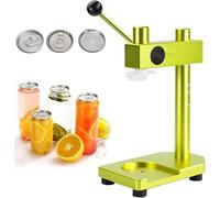 Sellador de latas de prensa manual, no necesita electricidad, equipo de mesa a prueba de fugas para sellar bebidas y especias, herramienta compacta para uso doméstico y pequeño negocio