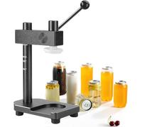 Sellador de latas de prensa manual, no necesita electricidad, equipo de mesa a prueba de fugas para sellar bebidas y especias, herramienta compacta para uso doméstico y pequeño negocio