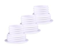 Sellador de manguera de drenaje ambientador, 3 piezas de tapón de silicona para manguera duradera, anillo de sellado de alcantarillado, conector de manguera para lavandería, lavadora, cocina, baño