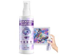 Sellador de Pintura de Diamante, Diamond Painting Accesorios, Diamond Painting Sellador Spray para Piedras Preciosas de Resina y Pintura de Diamantes, Resistente Rayos UV, 150ml