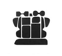 Sellador de Puertas Alfombrilla Antideslizante para Ranura Puerta Coche Cajas Almacenamiento Vasos Agua para RAV4 XA50 2019-2023(Negro,RHD)