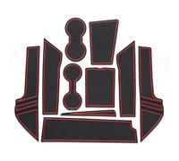 Sellador de Puertas Pegatinas Decorativas Goma Antideslizantes para Portavasos Coche Almohadillas Hueco Puerta para A3 2021(Rojo)