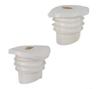 Sellador de tubo de silicona antiolor para manguera de desagüe de lavadora, 2 unidades, ajuste de 45 a 50 mm