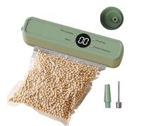 Sellador de vacío: dispositivo de embalaje de sellado portátil, fuerte potencia de succión, operación fácil con un toque con bolsas reconstituibles | Herramienta de almacenamiento