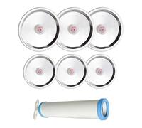 Sellador de vacío para tarros de conservas con manual - Jar Sellador de Vacío | Kit de sellado al vacío para protector de tarros de alimentos para ancha y normal