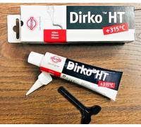Sellador Dirko HT Rojo 70ml Junta de Silicona 315°C Cárter Motor de Transmisión