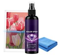 Sellador en spray - Quick Dry Gloss Finish Protective Coating 60 ml 120 ml Clear Fixative For Rhinestone Art Puzzles DIY Crafts With Cloth - Portable - Long Lasting Protection