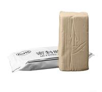 Sellador impermeable de 150 g, resistente al calor hasta 150 °C y autoendurecible, para tuberías, paredes y CA, sellado gris para interior y exterior