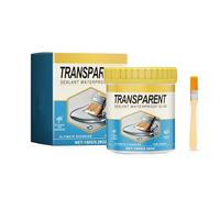 Sellador impermeable, sellador líquido transparente, aislamiento para techos, paredes, inodoro de baño para el hogar al aire libre de metal (1 SET)